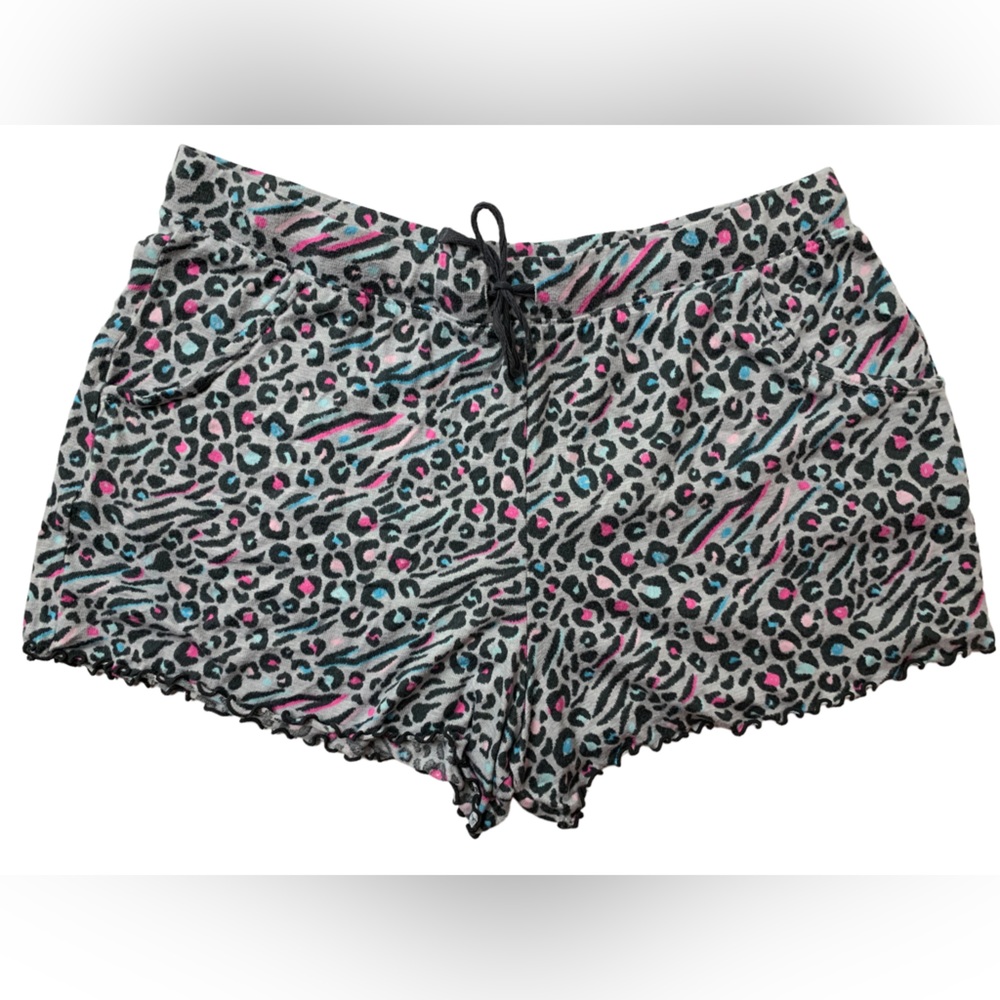 Leopard print shorts